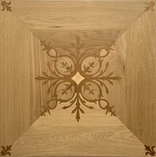 European Oak Multilayer Solid Engineered Parquet Wooden Flooring Hand