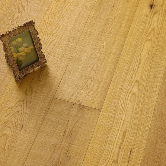 Modern Transverse Sawn Texture Multilayer Engineered Wood Flooring Grade Abcd Knots Indoor Brushed Oak Engineered Flooring 