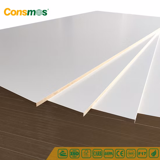 18mm Moisture Proof Wood Grain Surface Melamine Coated Plywood / MDF